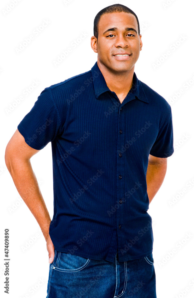 Fototapeta premium Close-up of a man posing