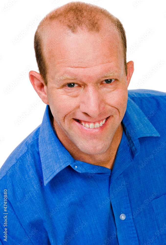 Obraz premium Smiling man posing