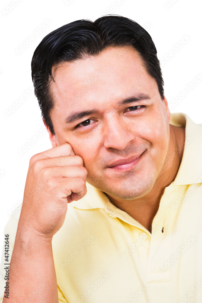 Fototapeta premium Smiling mid adult man