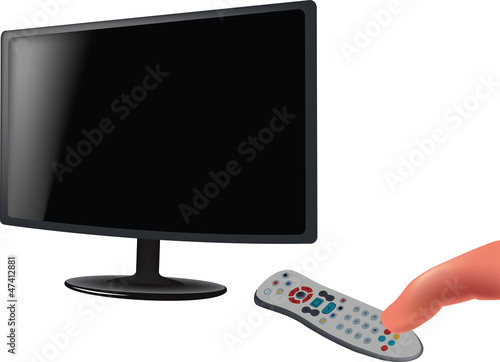 televisore nero