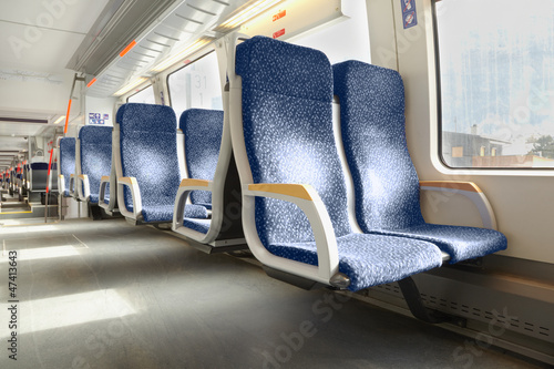 Interior of carriage