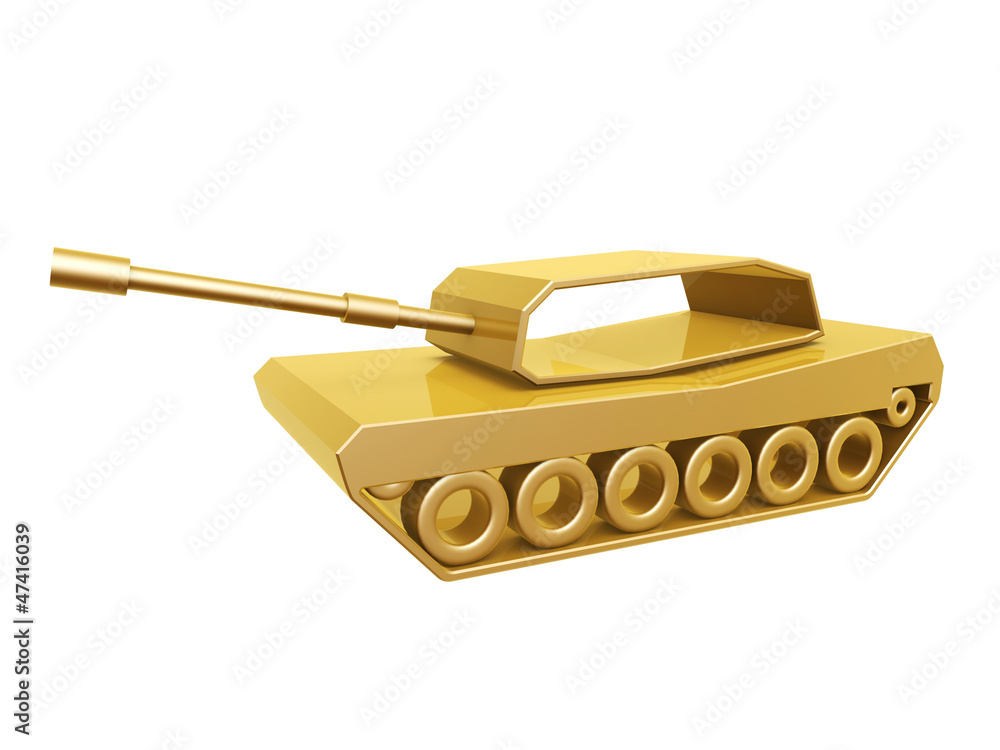 Fototapeta premium golden tank curve