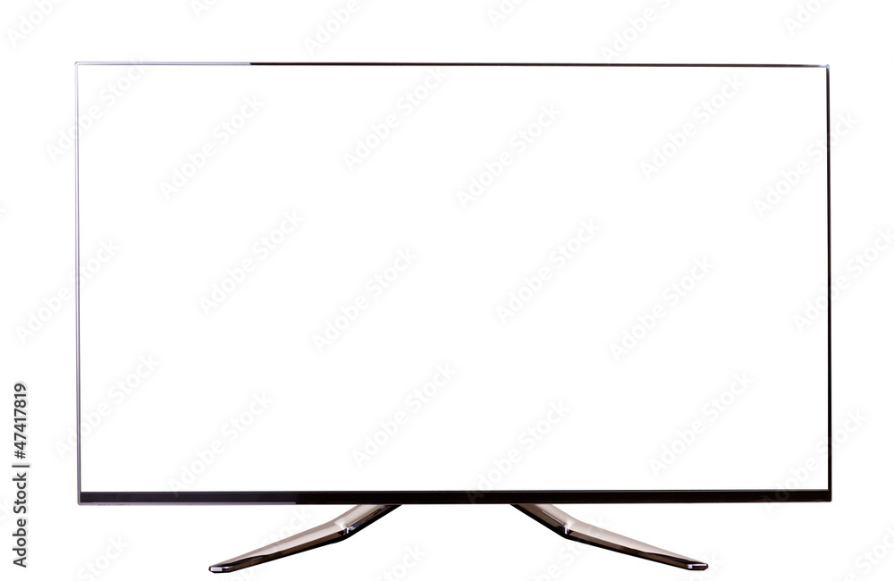 Obraz premium TV set, isolated on white background