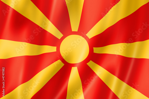 Macedonian flag photo
