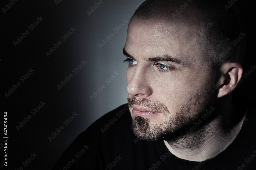 Portrait of a man Portrait of a man