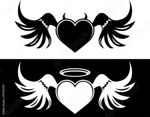 good and evil heart