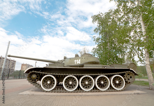 tank T54 museum exhibit photo