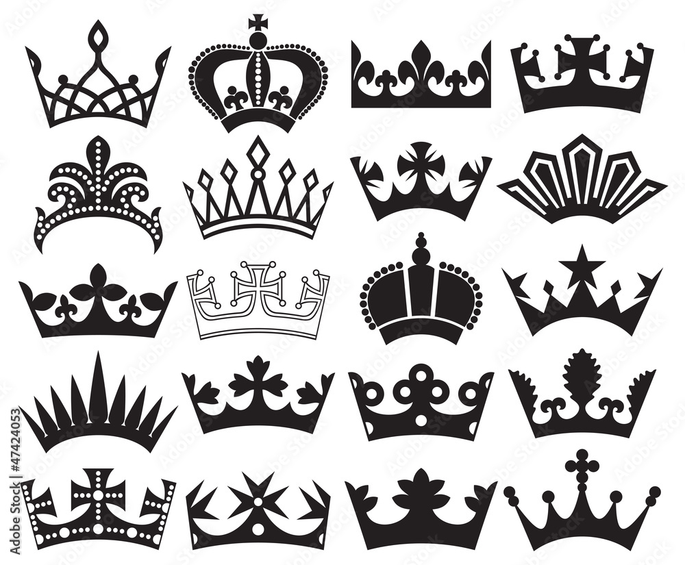 Fototapeta premium crown collection