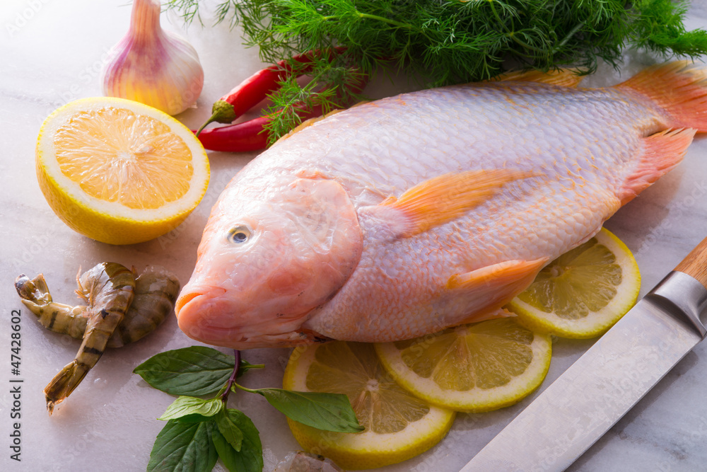 Freshness reddens the Nile Tilapia fish (Oreochromis niloticus) Freshness reddens the Nile Tilapia fish (Oreochromis niloticus)