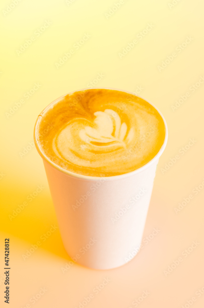 Take-out cappuccino Take-out cappuccino