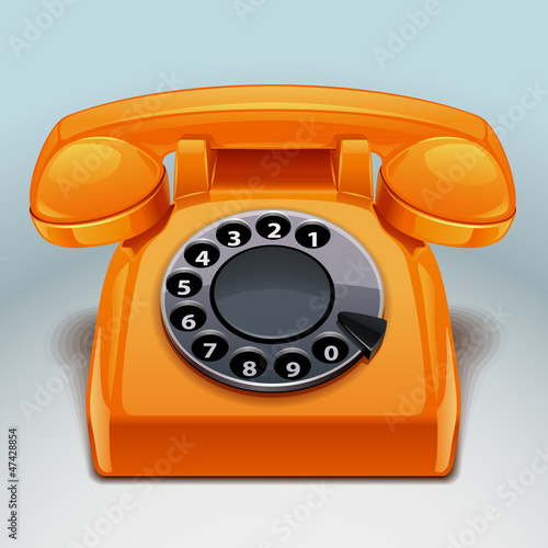 retro phone icon