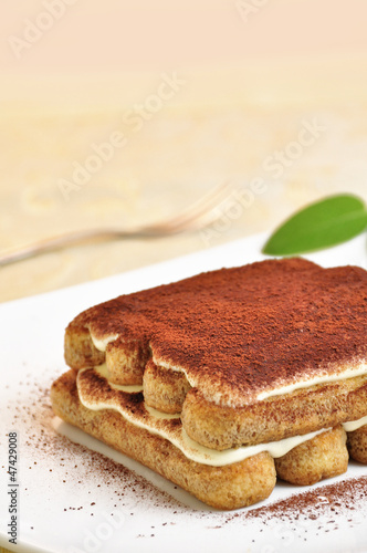 Bild auf Leinwand tiramisu