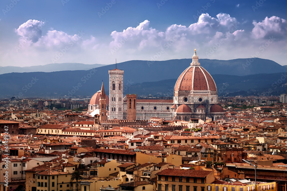 Fototapeta premium Cathedral Santa Maria del Fiore in Florence, Italy