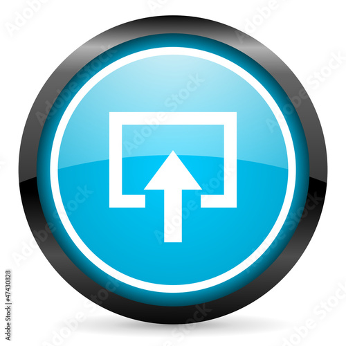 enter blue glossy circle icon on white background Free Download enter blue glossy circle icon on white background - GFXLoad