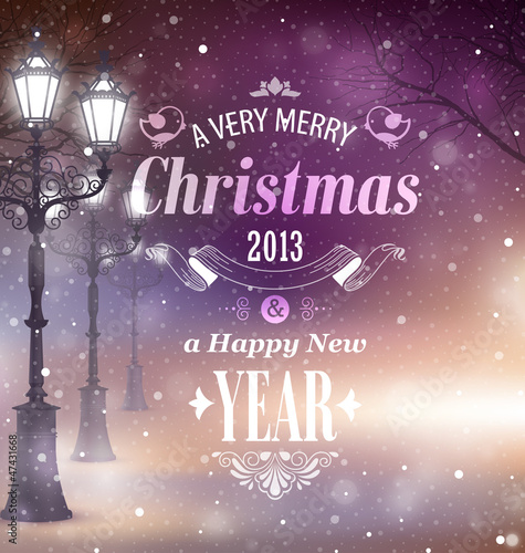 Christmas greeting card