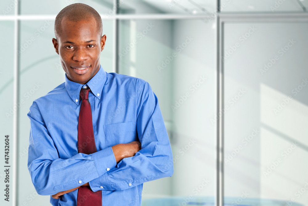 Portrait of an handsome black businessman Portrait of an handsome black businessman