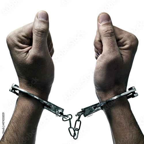Fotografija handcuffed man