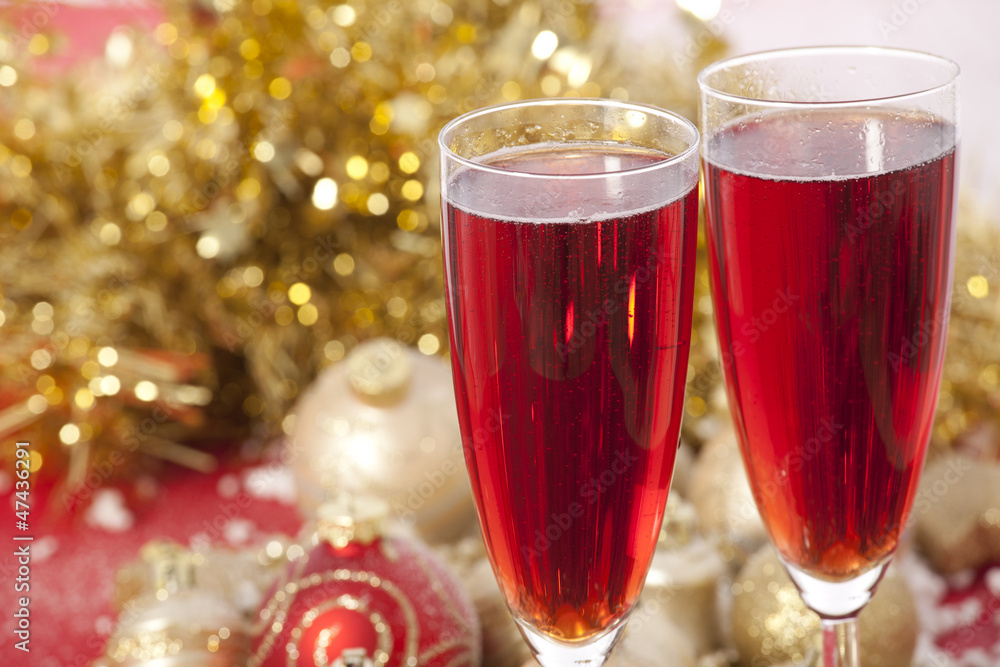 New Year. Champagne New Year. Champagne