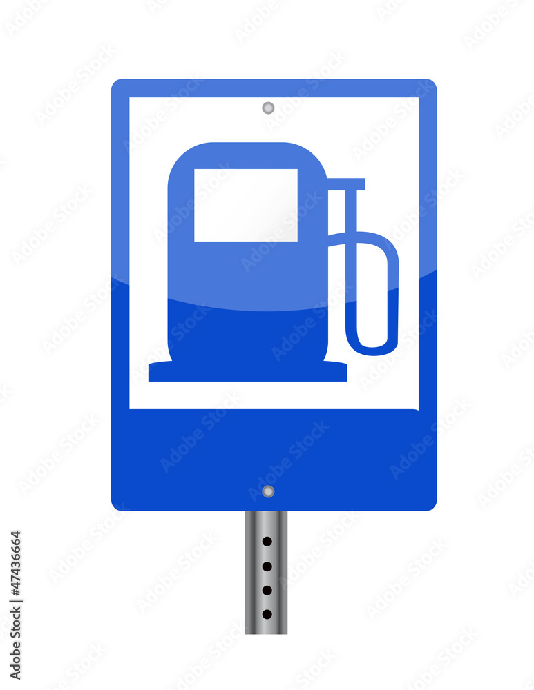 gas street sign gas street sign