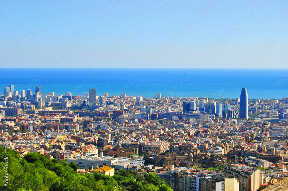 Barcelona view, Spain (Europe)