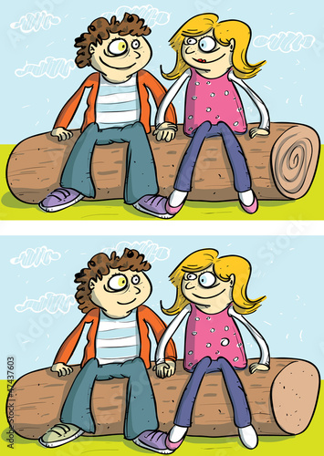 Couple ... 10 Differences ... solution in hidden layer