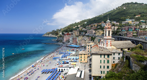 Panorama de Sori (Liguria,Italia) photo
