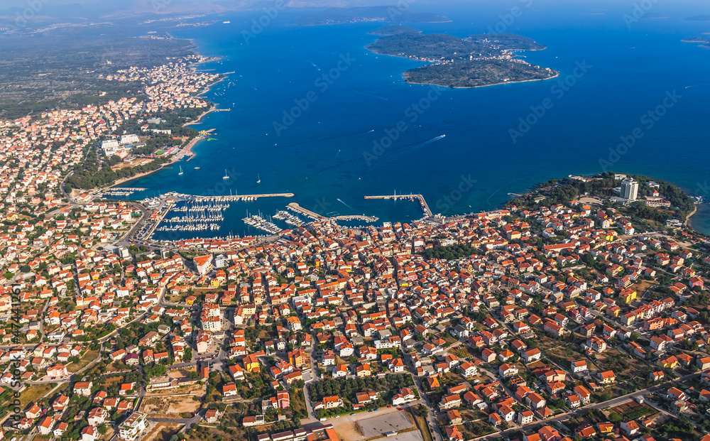 Obraz premium Vodice aerial