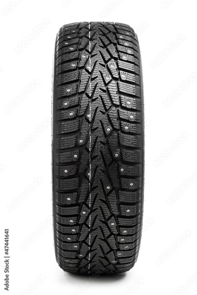 winter tire isolated on white winter tire isolated on white