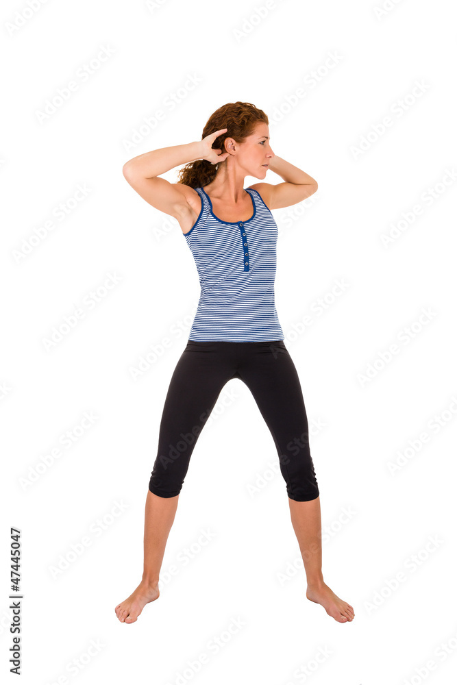 Fototapeta premium rumpfdrehung