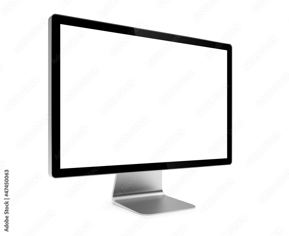 Computer screen isolated Computer screen isolated