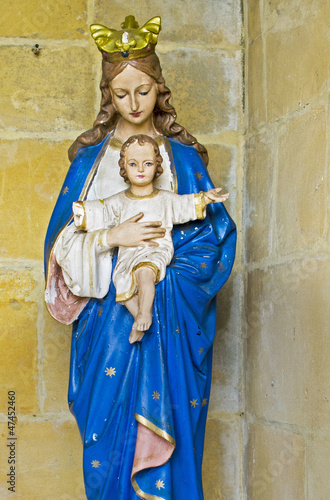 Statue of Mary with Jesus