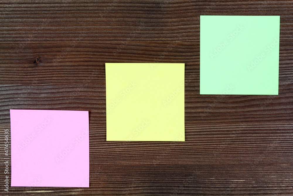 Blank notes - empty sticky notes for your text