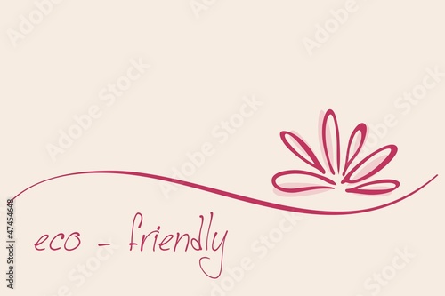 Fototapeta Naklejka Na Ścianę i Meble -  water lily , Buddha, Eco friendly business logo design