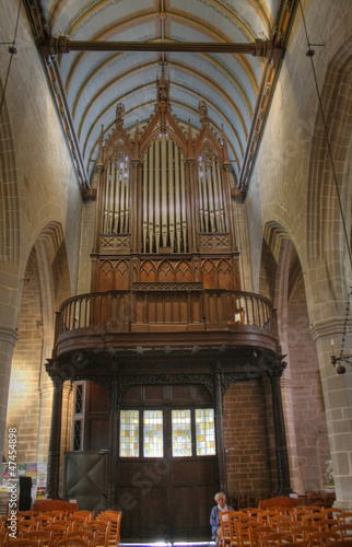 Les grands orgues, église de Vitré, Ile et Vilaine