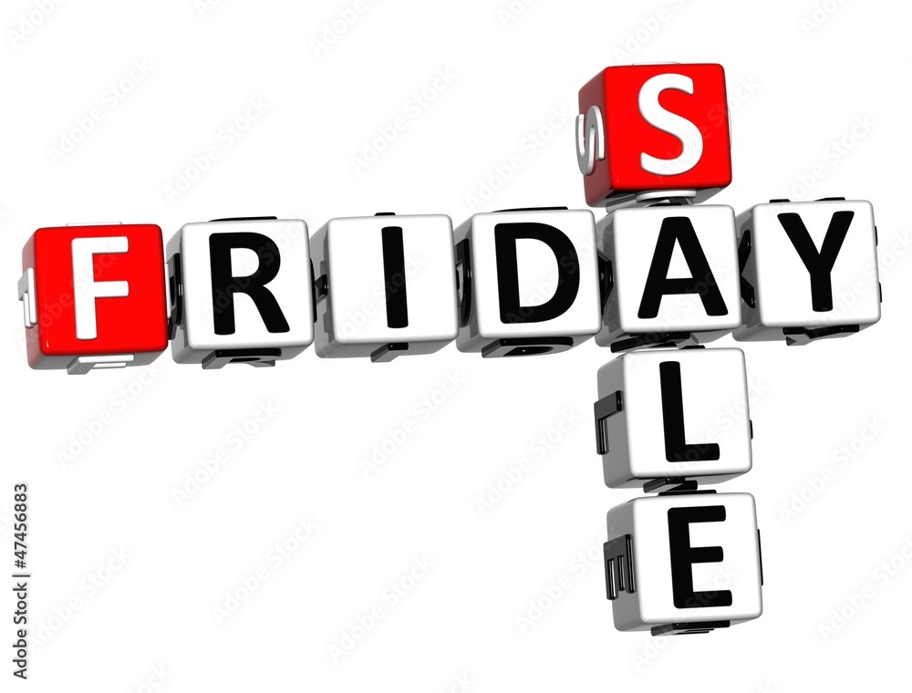 3D Friday Sale Crossword 3D Friday Sale Crossword