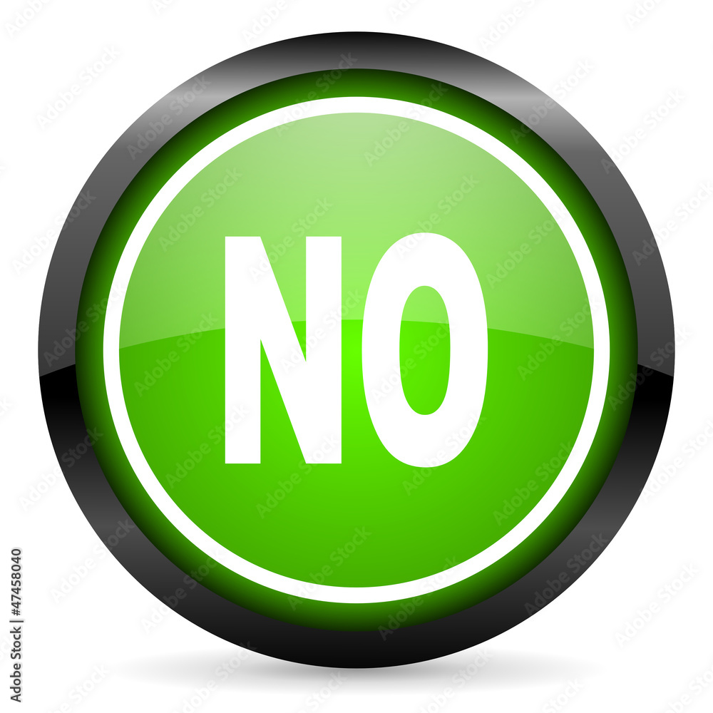 no green glossy icon on white background no green glossy icon on white background