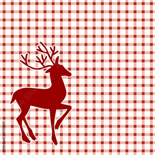 Karodecke mit Rentier