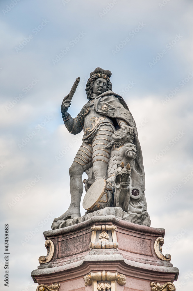 Fototapeta premium Duke Eberhard Ludwig in Ludwigsburg, Germany