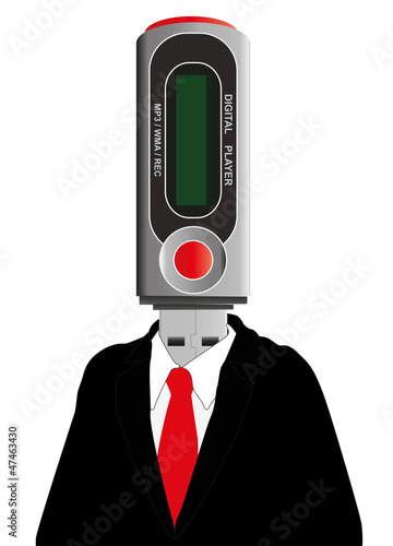mp3 device man