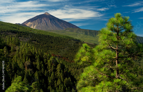 Teide - view from orotava valley photo