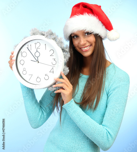 beautiful young woman with ...