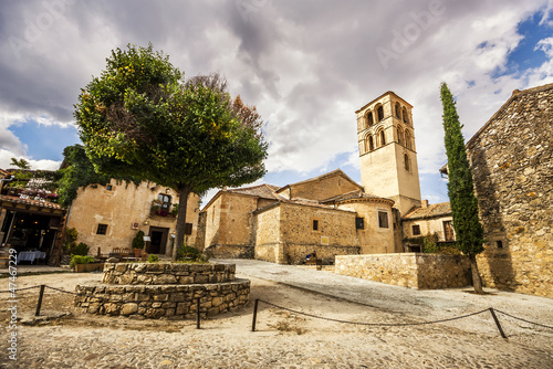 Church of Pedraza village, Segovia, Castilla y Leon, Spain photo