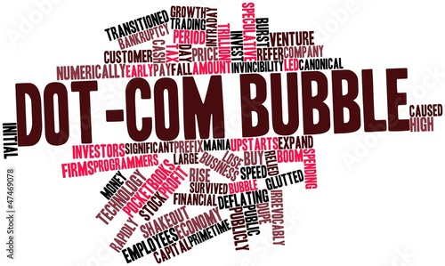 Word cloud for Dot-com bubble photo