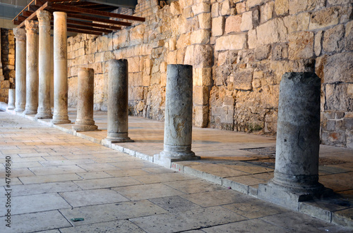 Cardo in the Old city of Jerusalem photo