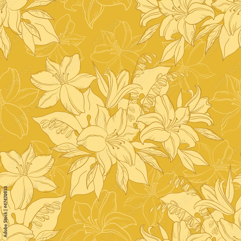 Seamless floral background Seamless floral background