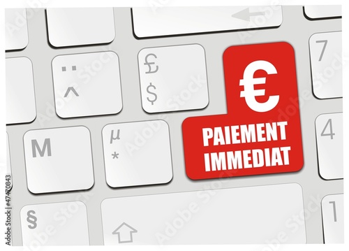 clavier paiement immédiat photo