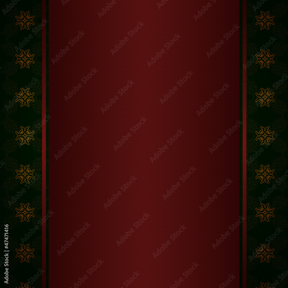 Invitation card with red ribbon Invitation card with red ribbon
