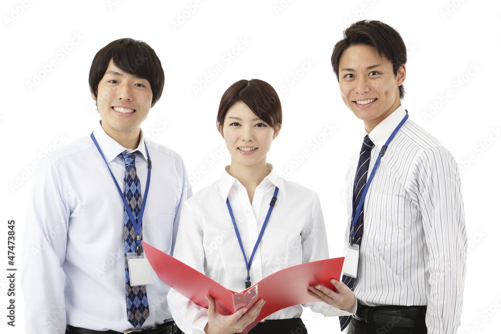 ビジネスイメージ・男女3人
