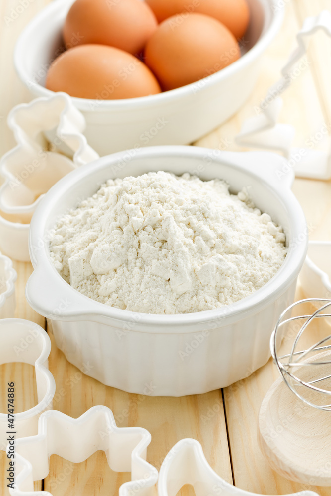 Flour and eggs Flour and eggs