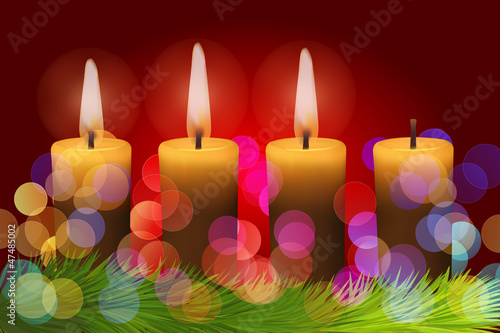 Adventskranz Dritter Advent